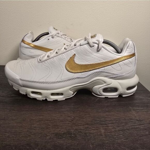 Nike Air Max Plus Tiempo Phantom Metallic Gold Men’s Running Shoes Size 11 main image 7